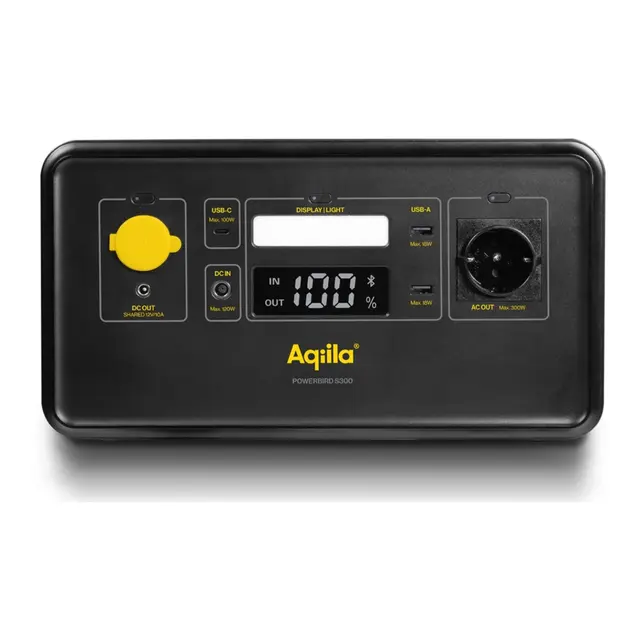 AQIILA Powerbird Power Station S300 Bærbar strømforsyning 300w/294Wh 