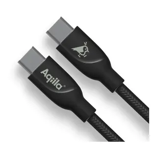 AQIILA&#160;Flettet usb-c/usb-c 2.0 3m - 240w Hurtig ladekabel