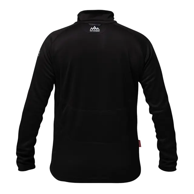 Heatx Heated Fleece Sweater Mens L Black - Batteri varmejakke 