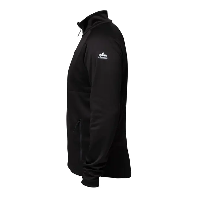 Heatx Heated Fleece Sweater Mens L Black - Batteri varmejakke 