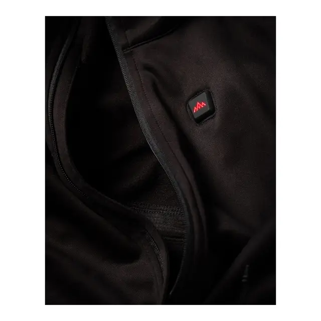 Heatx Heated Fleece Sweater Womens XS Black 