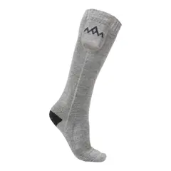 HeatX Heated Everyday Socks V2 43-45 - Gr&#229; - batteri og fjernkontroll