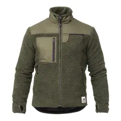 HeatX Heated Pile Fleece Unisex L Olive Green - Varme jakke - Batteri