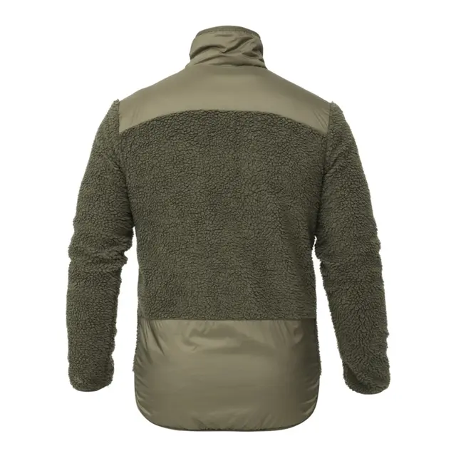 HeatX Heated Pile Fleece Unisex L Olive Green - Varme jakke - Batteri 