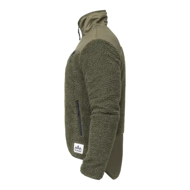 HeatX Heated Pile Fleece Unisex M Olive Green - Varme jakke - Batteri 