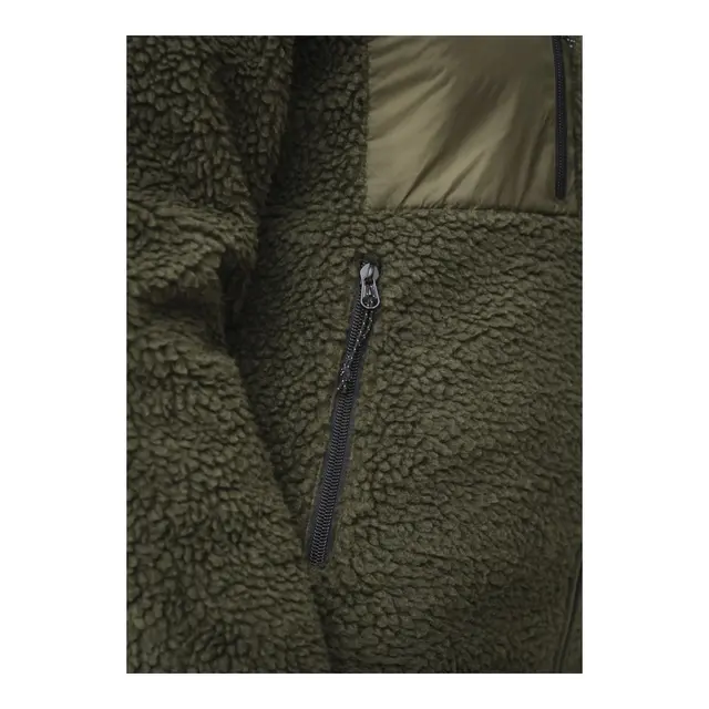 HeatX Heated Pile Fleece Unisex M Olive Green - Varme jakke - Batteri 