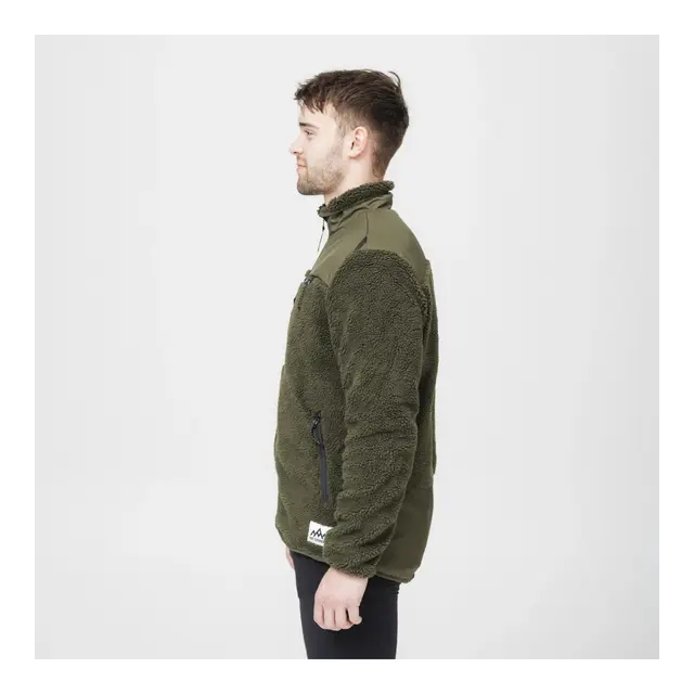 HeatX Heated Pile Fleece Unisex M Olive Green - Varme jakke - Batteri 