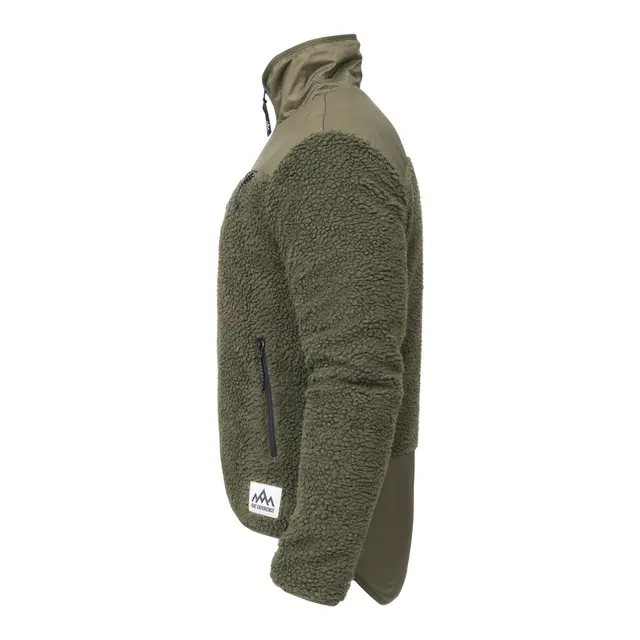 HeatX Heated Pile Fleece Unisex XL Olive Green - Varme jakke - Batteri 