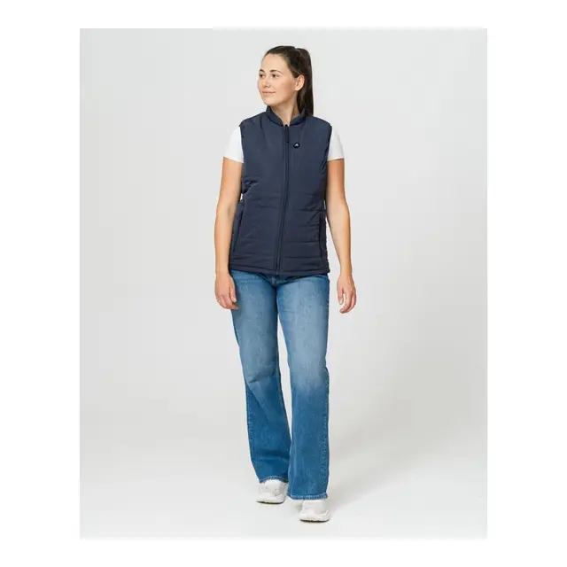 HEATX Everyday Vest Dame V2  - S Pale Navy - Batteri styrt varmevest 