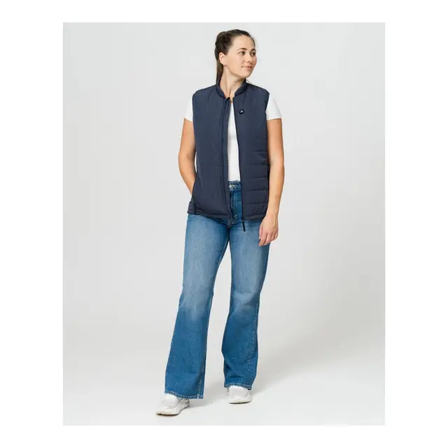 HEATX Everyday Vest Dame V2  - S Pale Navy - Batteri styrt varmevest 