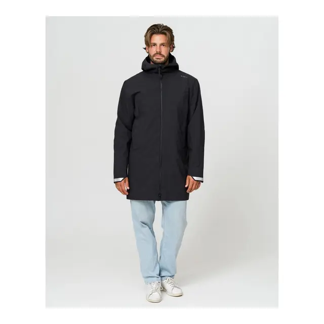 HEATX Metro Coat 3-in-1 M's L Sort - Batteri styrt varmejakke 