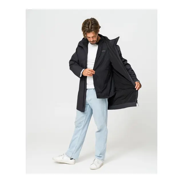 HEATX Metro Coat 3-in-1 M's L Sort - Batteri styrt varmejakke 
