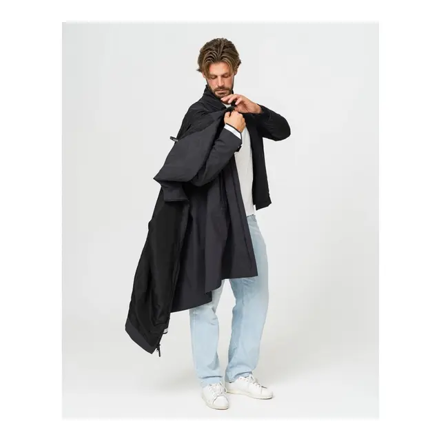 HEATX Metro Coat 3-in-1 M's L Sort - Batteri styrt varmejakke 