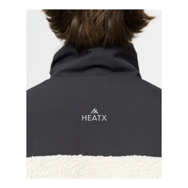 HEATX Hybrid Pile/Fleece Jakke M Sand/Sort - Batteri styrt varmejakke 