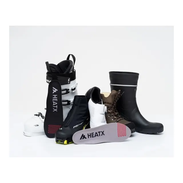 HEATX Innleggsåle - App Styrt Sort - Batteri styrt varme - M 38-40 