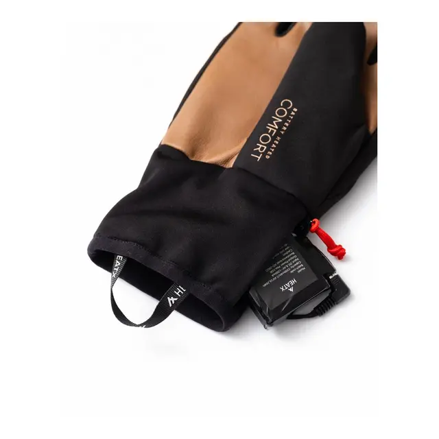 HEATX Allround Hanske - S Brun sort - Batteri styrt varme 