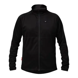 Heatx Heated Fleece Sweater Mens Black - Batteri varmejakke