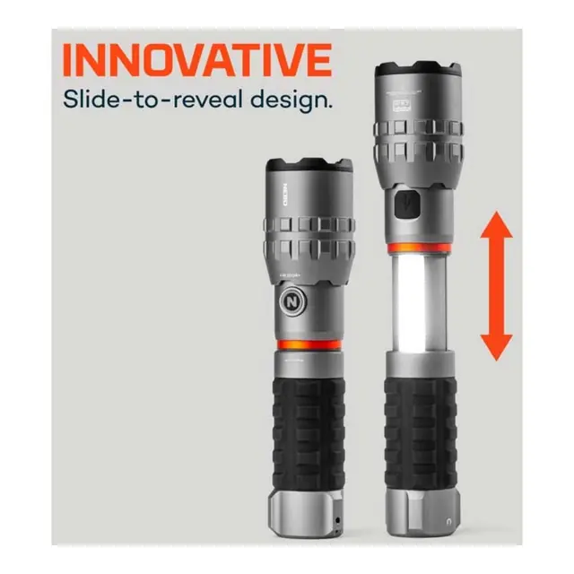 NEBO Slyde King 4K Lumen Lommelykt - Arbeidslys - Magnet 
