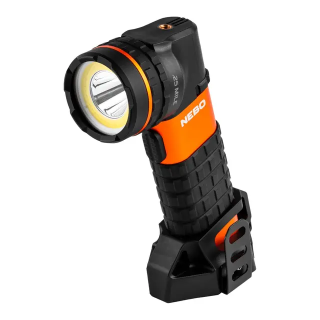 NEBO Master Series Sl25 - Lommelykt 400m - Flom lys og magnetfeste 