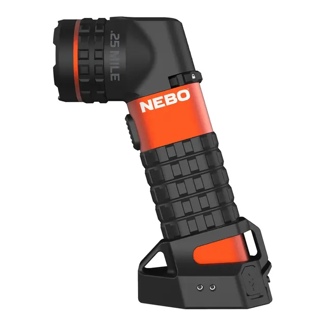 NEBO Master Series Sl25 - Lommelykt 400m - Flom lys og magnetfeste 