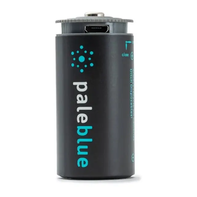 Pale Blue Li-Ion Oppladbar C Batteri 2 pack - lades med USB-C 