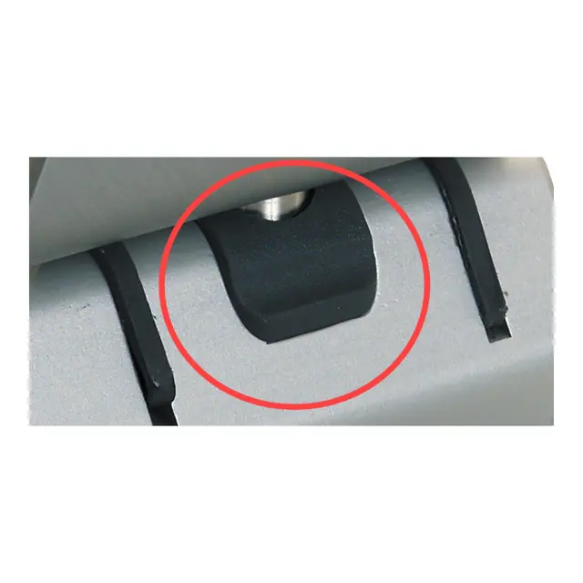 RUTGERSON Gummi till Genoa-vogn Sort, gummi til underdel 