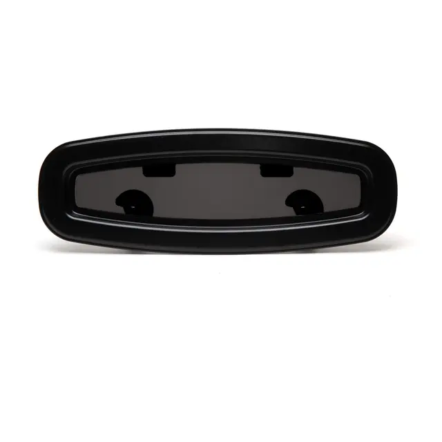 RUTGERSON Portlight buet rektangulær 405x140x20 mm - åpningsbar - sort 