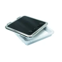 RUTGERSON Dekkluke Classic 556 x 556 mm m/ offwhite innerramme