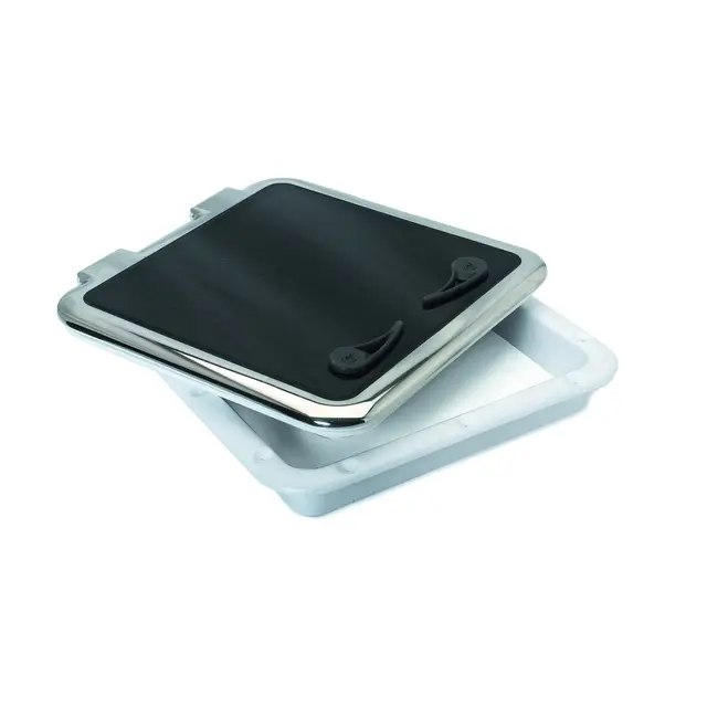 RUTGERSON Dekkluke Classic 556 x 556 mm m/ offwhite innerramme 