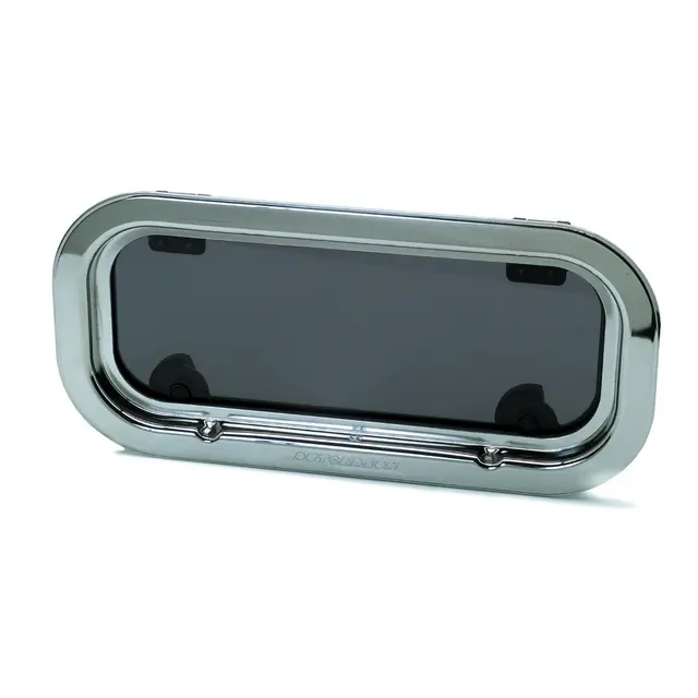 RUTGERSON Portlight Rektangulær 402x195x28 Åpningsbar, Forsterket glass 