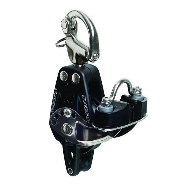 RUTGERSON RAW Block 60mm Single w Shoe Rat H-swott & Quick Shackle 
