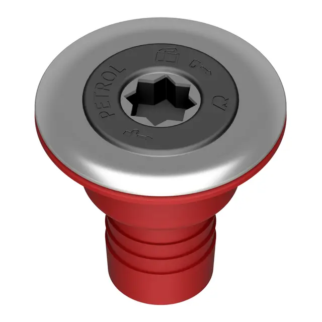 RUTGERSON Dekksforskruvning for bensin m/tanklokk, 38mm, gjenget 