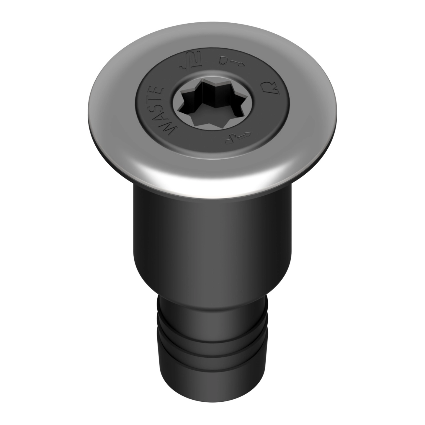 RUTGERSON Dekksforskruvning Septik Tanklokk for waste, 50mm, gjenget