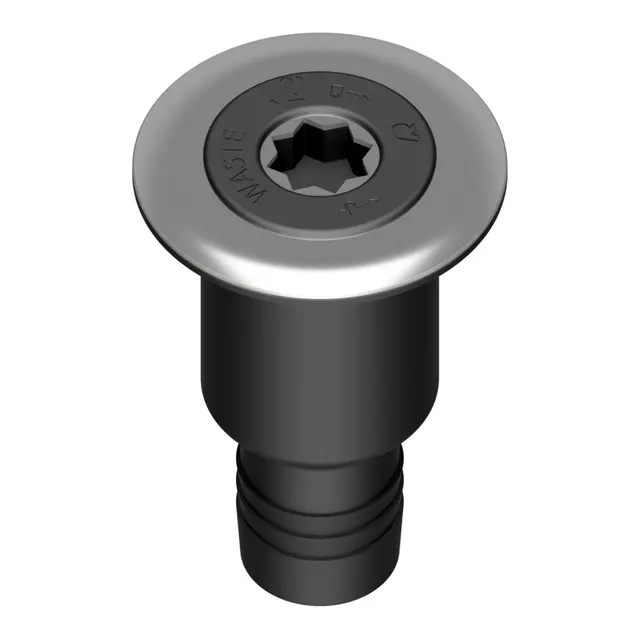 RUTGERSON Dekksforskruvning Septik Tanklokk for waste, 50mm, gjenget 