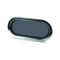 RUTGERSON Portlight Oval, 403x204 mm Standard glass - Kan ikke &#229;pnes