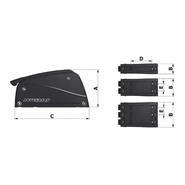 RUTGERSON Enkel Avlaster RC75X Enkel, 8-12mm 