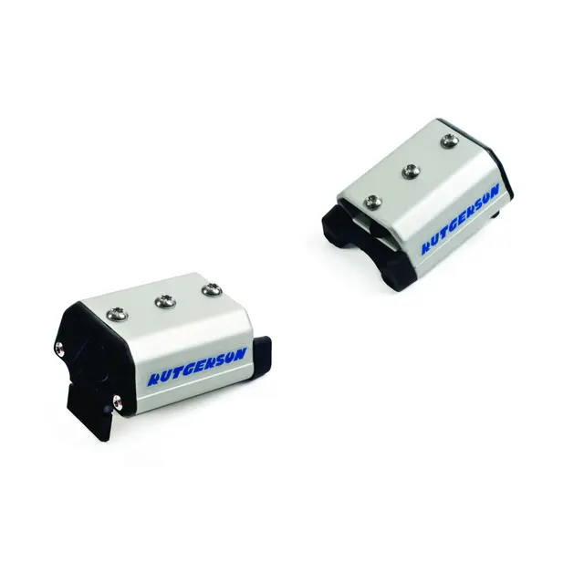 RUTGERSON Kontrollende stopp med trinse for 32mm skinne, Sort 