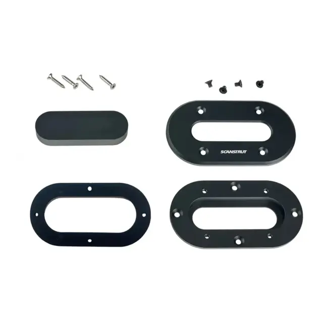 SCANSTRUT DS-LP-MULTI Kabelgjennomføring Sort Anodisert, kabel opp til 15mm 