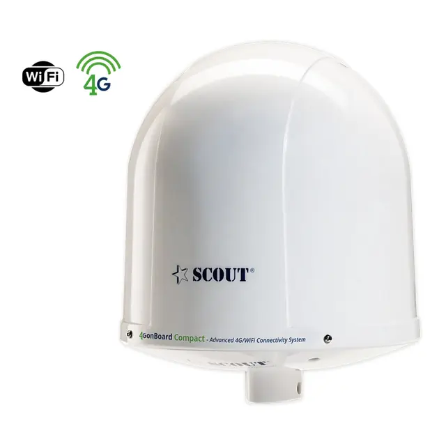 SCOUT 4G onBoard Compact Basic Komplett Internett-systemet for båter 4G 