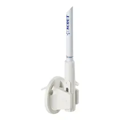 SCOUT VHF Glassfiber antenne - 1,5 m 3 dB med brakett - 5m RG58 kabel