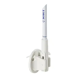 SCOUT VHF Glassfiber antenne - 1,5 m 3 dB med brakett - 5m RG58 kabel