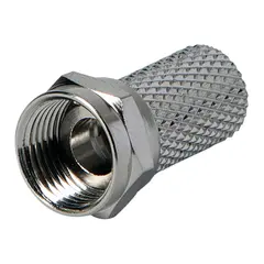 SCOUT F Hannkontakt (F-type) til RG-6 For koaksialkabel med twist-on-montering