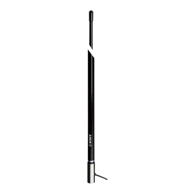 SCOUT KS-42 VHF fiberglass antenne 2,4 m lengde - Sort - 3 dB 