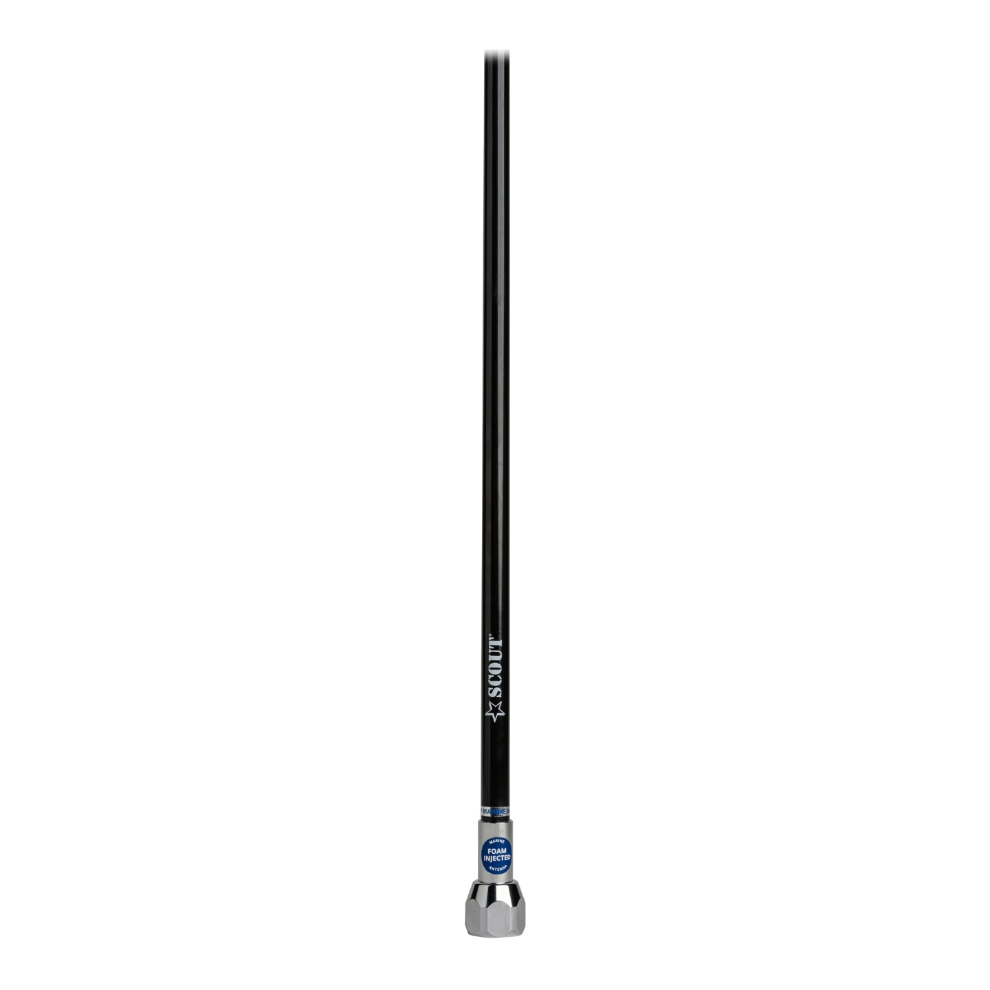 SCOUT VHF glassfiberantenne - 1,5 m (5') lengde – QuickFit FME - 3 dB