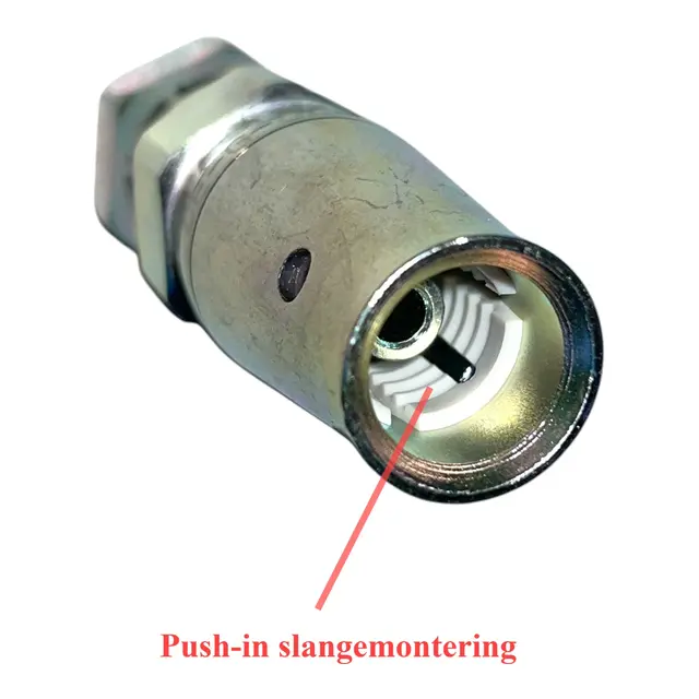 SEAFIRST Slangekopling for 1/4" slanger 1/4" gjenger - Push in 