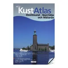 Stor Kartbok 1:40.000 m/plastark Omr: Oxelsund - Norrt&#228;lje med M&#228;laren