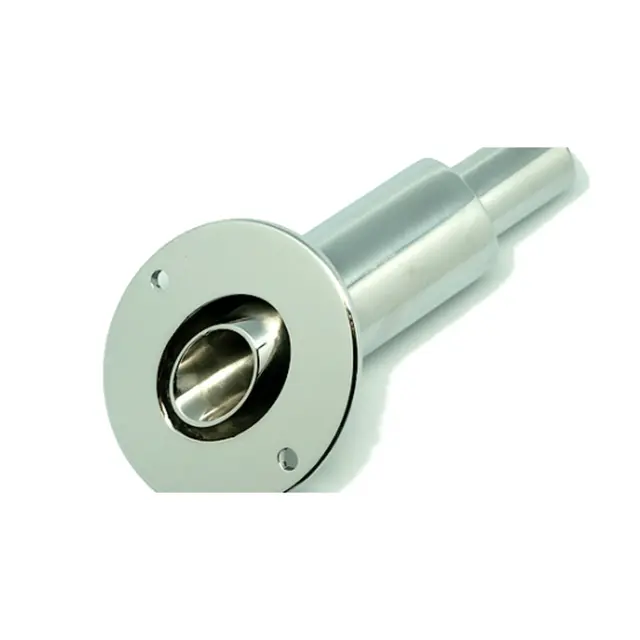 AUTOTERM Skroggjennomføring skrå 24 mm syrefast Aisi 316 for skrådd akterspeil 