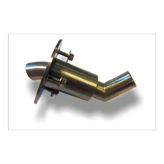 AUTOTERM skroggjennomføring 24 mm eksos bøyd utløp 