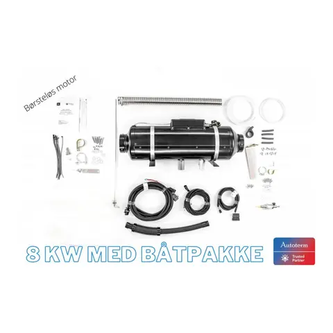AUTOTERM Air 8 KW 24 Volt med båtpakke