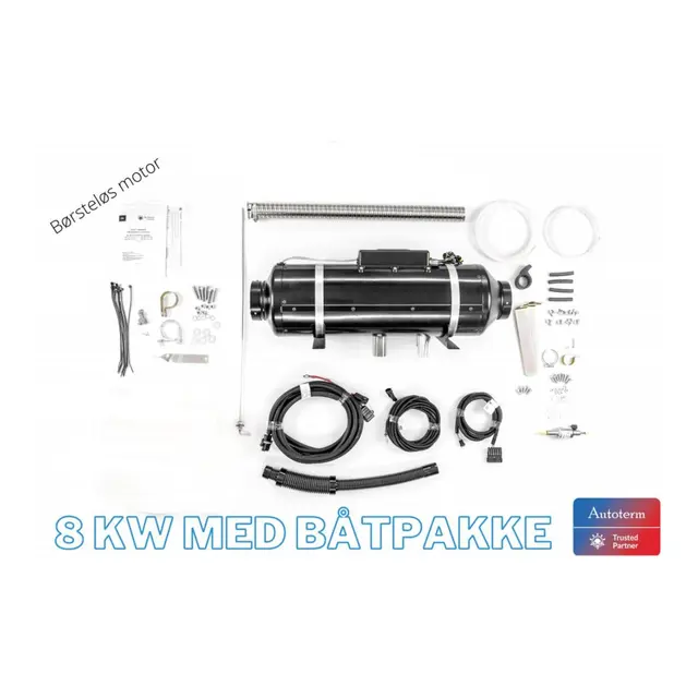 AUTOTERM Air 8 KW 24 Volt med båtpakke 